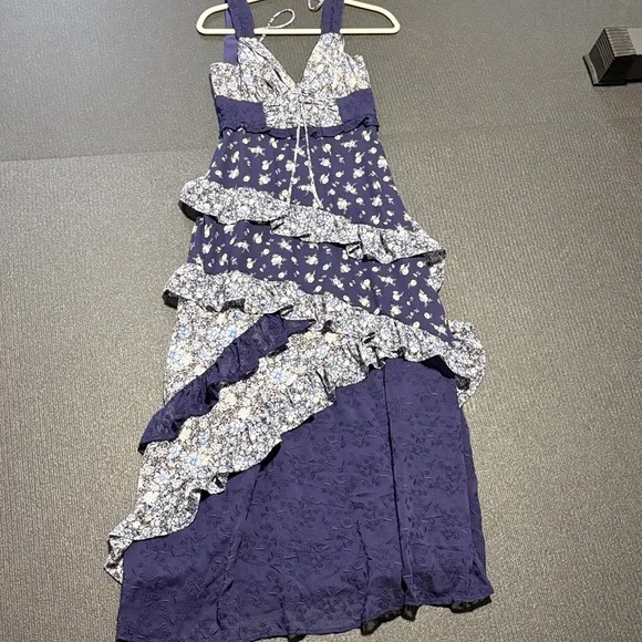 ALTAR’D STATE Floral Ruffle Maxi Dress - Picture 1 of 3